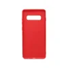 Husa Samsung Galaxy S10 Plus G975 Lemontti Silicon Silky Rosu