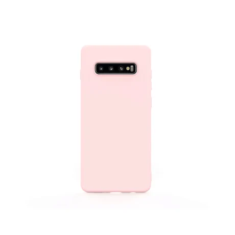 Husa Samsung Galaxy S10 Plus G975 Lemontti Silicon Soft Slim Pink Sand