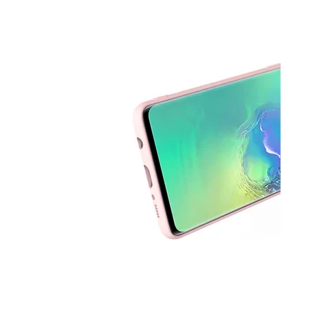 Husa Samsung Galaxy S10 Plus G975 Lemontti Silicon Soft Slim Pink Sand