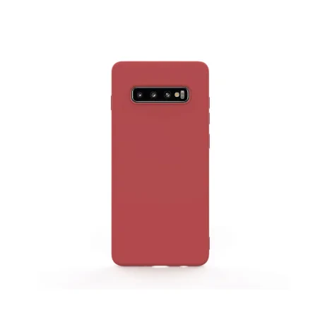 Husa Samsung Galaxy S10 Plus G975 Lemontti Silicon Soft Slim Santa Red