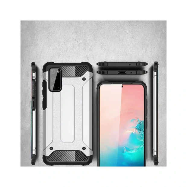 Husa Samsung Galaxy S20 Lemontti Hybrid Armor Negru