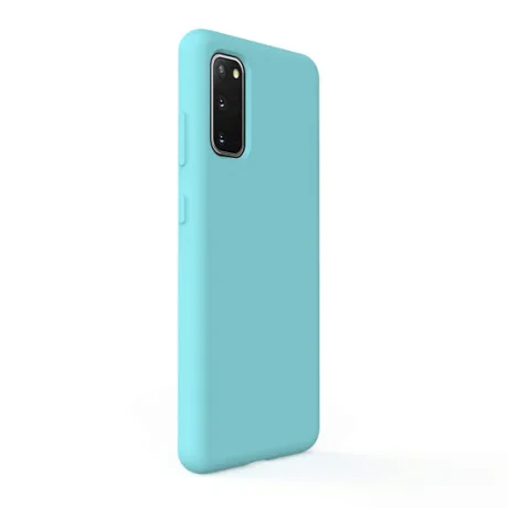 Husa Samsung Galaxy S20 Lemontti Liquid Silicon Tiffany Blue