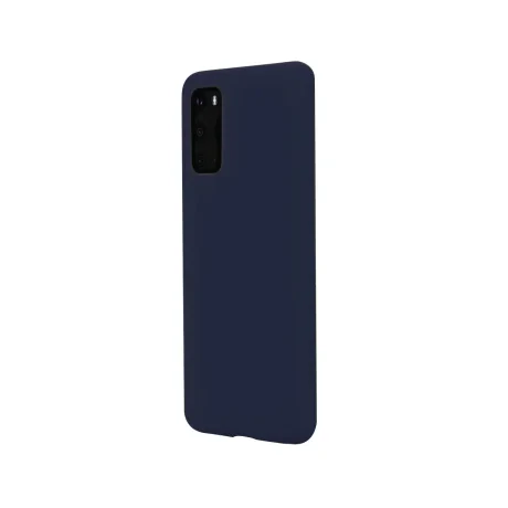 Husa Samsung Galaxy S20 Lemontti Silicon Silky Albastru Inchis