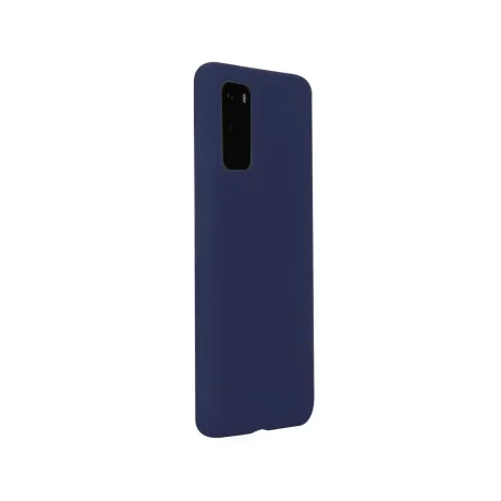 Husa Samsung Galaxy S20 Lemontti Silicon Silky Albastru Inchis