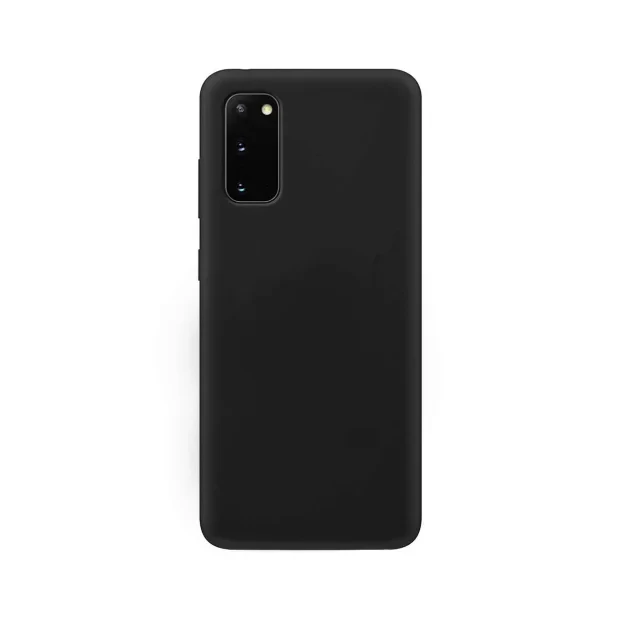 Husa Samsung Galaxy S20 Lemontti Slim Silicone Black