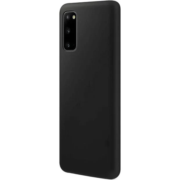 Husa Samsung Galaxy S20 Lemontti Slim Silicone Black