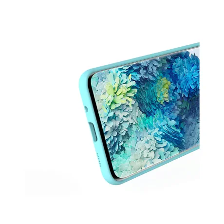 Husa Samsung Galaxy S20 Plus Lemontti Liquid Silicon Tiffany Blue