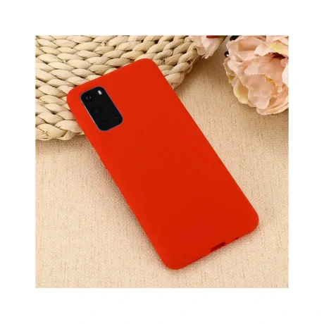 Husa Samsung Galaxy S20 Plus Lemontti Silicon Silky Rosu