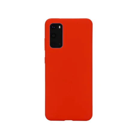 Husa Samsung Galaxy S20 Plus Lemontti Silicon Silky Rosu