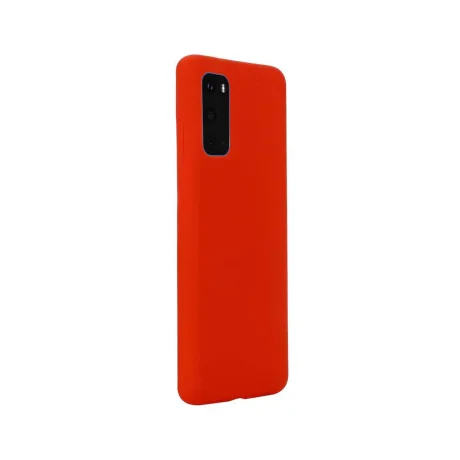 Husa Samsung Galaxy S20 Plus Lemontti Silicon Silky Rosu