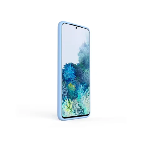 Husa Samsung Galaxy S20 Plus Lemontti Silicon Soft Slim Light Blue