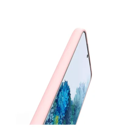 Husa Samsung Galaxy S20 Plus Lemontti Silicon Soft Slim Pink Sand