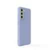 Husa Samsung Galaxy S21 FE 5G Lemontti Silicon Soft Slim Lavender Gray