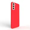 Husa Samsung Galaxy S21 Lemontti Liquid Silicon Red