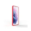 Husa Samsung Galaxy S21 Lemontti Liquid Silicon Red
