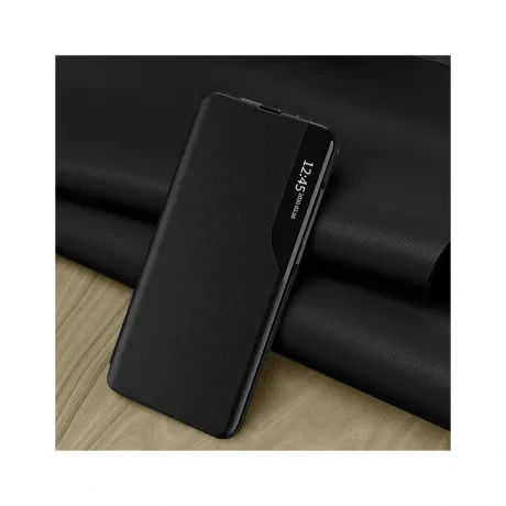 Husa Samsung Galaxy S21 Plus 5G Lemontti Clear View Standing Cover Negru