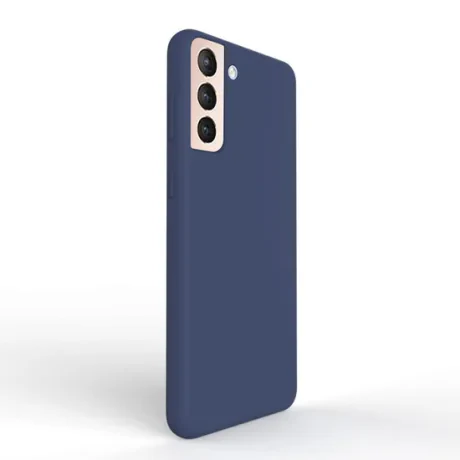 Husa Samsung Galaxy S21 Plus Lemontti Liquid Silicon Dark Blue