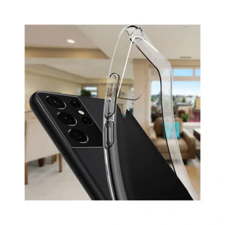 Husa Samsung Galaxy S22 Ultra Lemontti Silicon Transparent