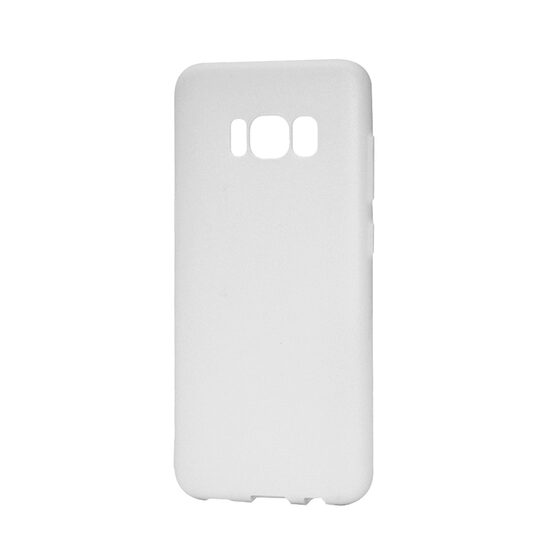 Husa Samsung Galaxy S8 G950 Lemontti Silicon Silky Alb thumb