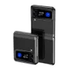 Husa Samsung Galaxy Z Flip 3 Lemontti Electroplating Negru