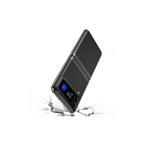 Husa Samsung Galaxy Z Flip 3 Lemontti Electroplating Negru