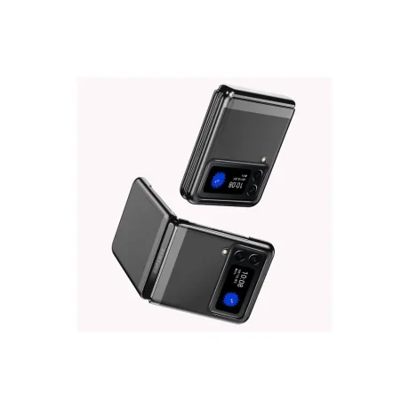 Husa Samsung Galaxy Z Flip 3 Lemontti Electroplating Negru
