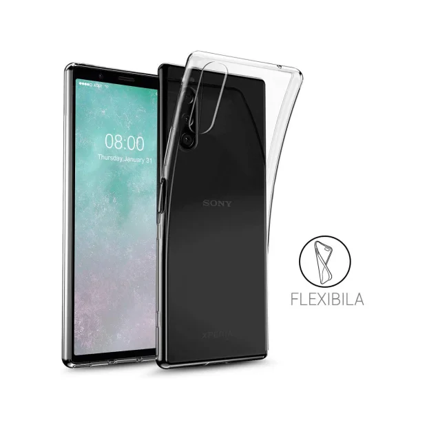Husa Sony Xperia 5 Lemontti Silicon Transparent