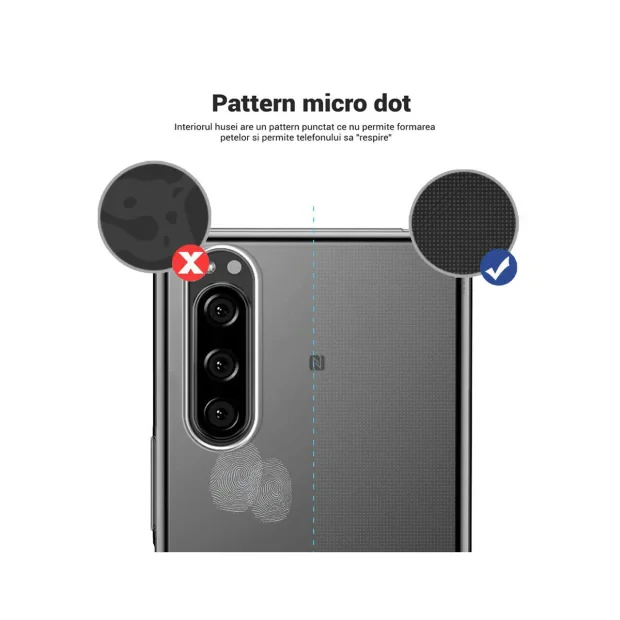 Husa Sony Xperia 5 Lemontti Silicon Transparent
