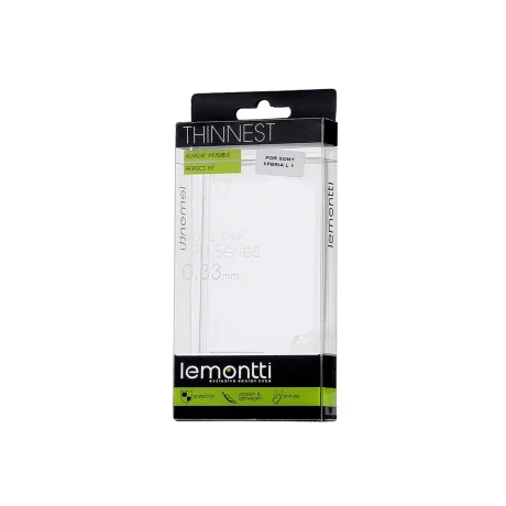 Husa Sony Xperia L1 Lemontti Silicon Ultraslim Transparent