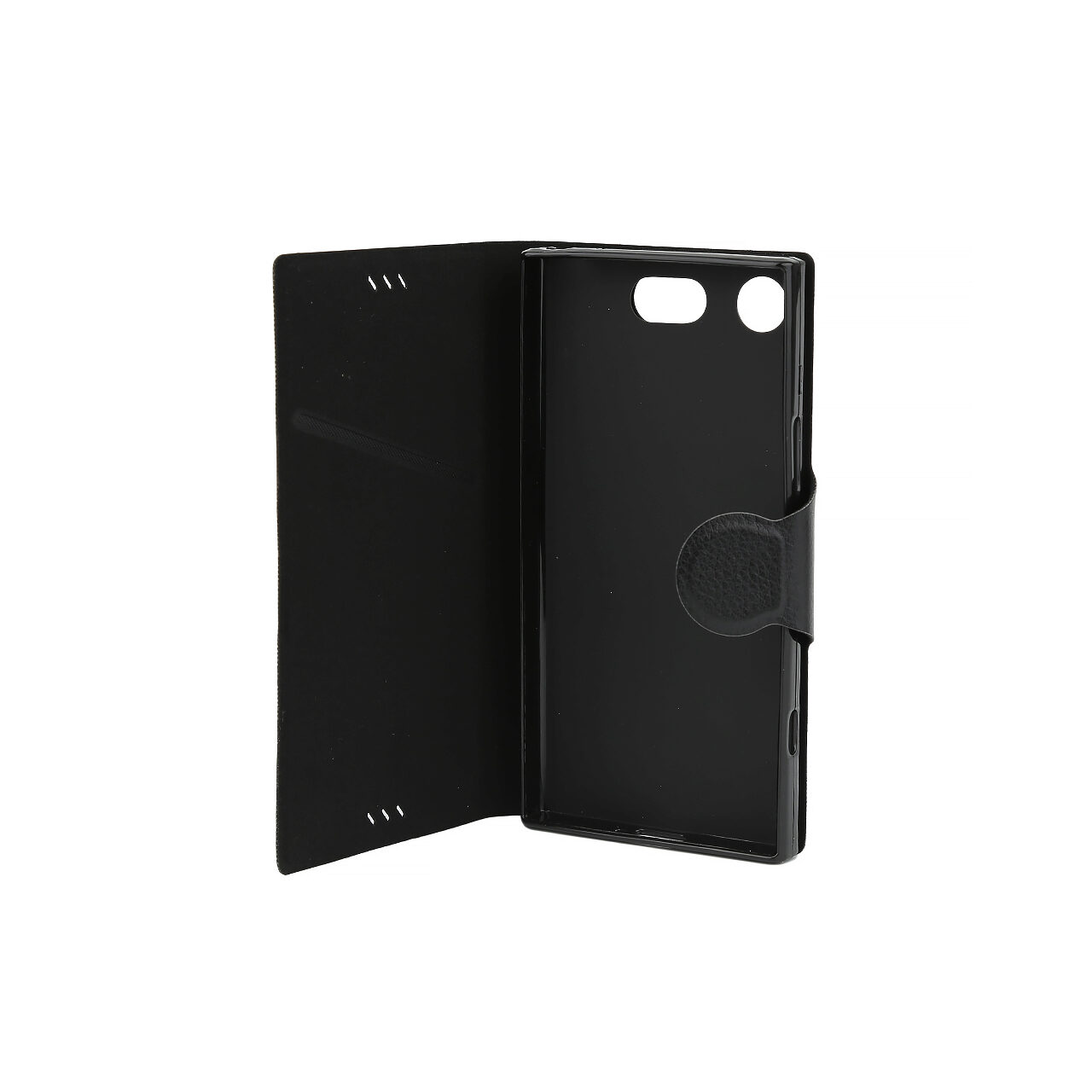 Husa Sony Xperia XZ1 Compact Lemontti Book Jelly Negru thumb