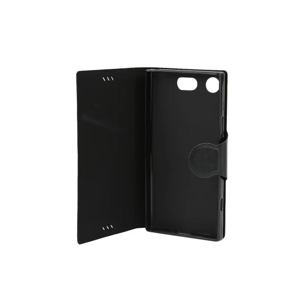 Husa Sony Xperia XZ1 Compact Lemontti Book Jelly Negru
