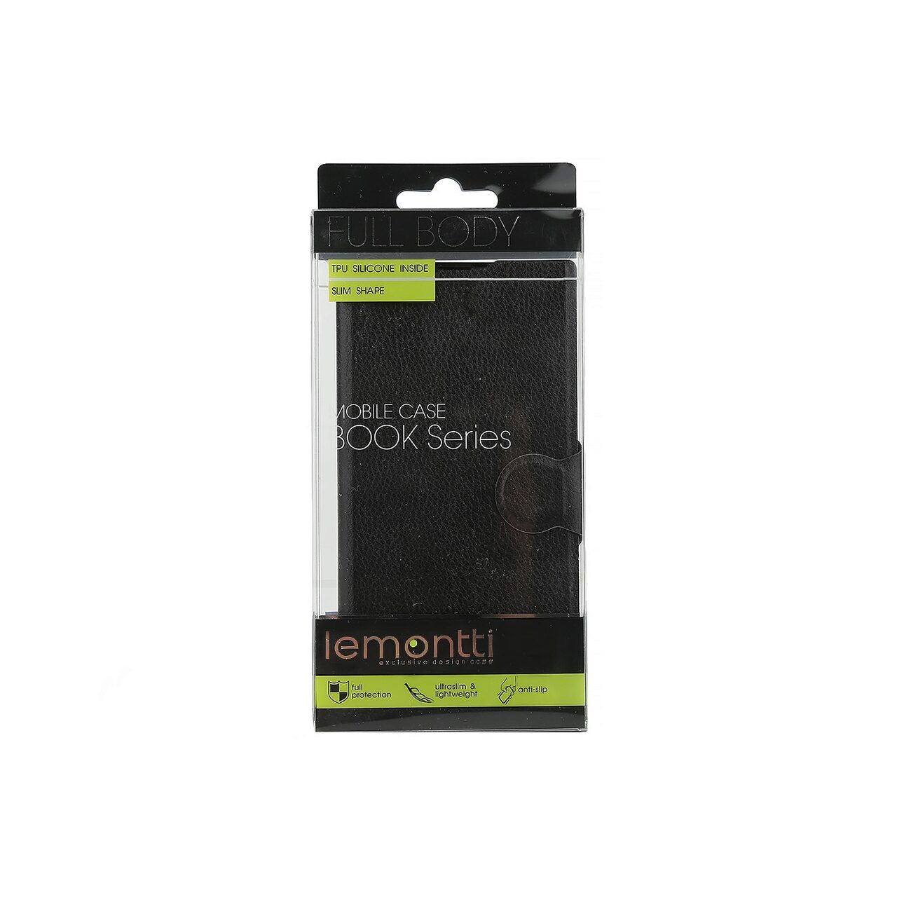 Husa Sony Xperia XZ1 Compact Lemontti Book Jelly Negru thumb