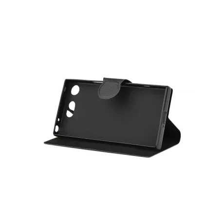 Husa Sony Xperia XZ1 Compact Lemontti Book Jelly Negru