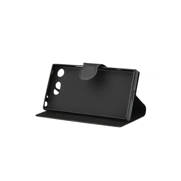 Husa Sony Xperia XZ1 Compact Lemontti Book Jelly Negru