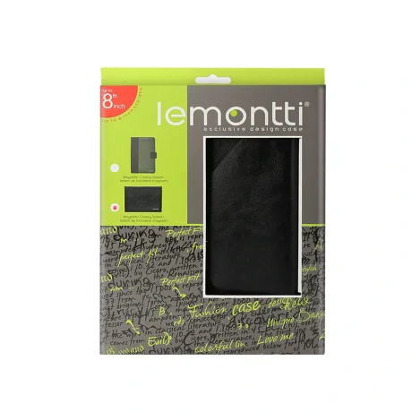Husa Tableta 8&quot; Lemontti Plic Negru cu ventuze
