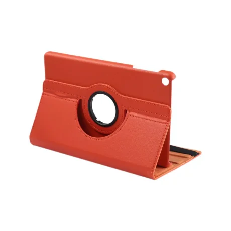 Husa Tableta Samsung Galaxy Tab A 2019 10.1 inch Lemontti Litchi Flip Leather Case Orange
