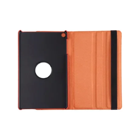 Husa Tableta Samsung Galaxy Tab A 2019 10.1 inch Lemontti Litchi Flip Leather Case Orange