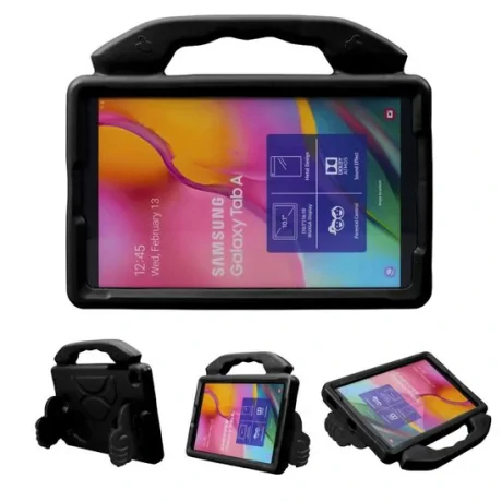 Husa Tableta Samsung Galaxy Tab A 2019 10.1 inch Lemontti Thumb Support Black