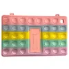 Husa Tableta Samsung Galaxy Tab A7 10.4 inch T500/T505/T507 Lemontti Pop it Multicolor