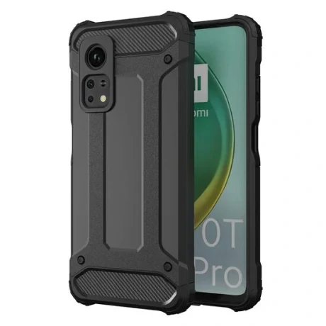 Husa Xiaomi Mi 10T Pro / Mi 10T Lemontti Hybrid Armor Negru