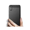 Husa Xiaomi Redmi 9A Lemontti Carbon Case Flexible Negru