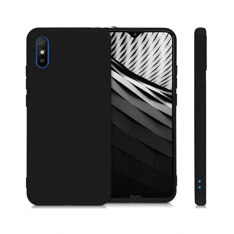 Husa Xiaomi Redmi 9A Lemontti Liquid Silicon Black