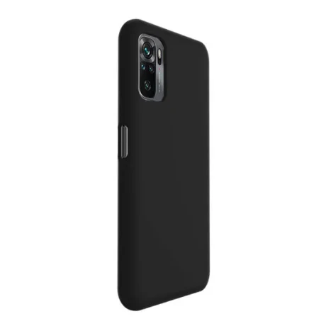 Husa Xiaomi Redmi Note 10 5G Lemontti Liquid Silicon Black