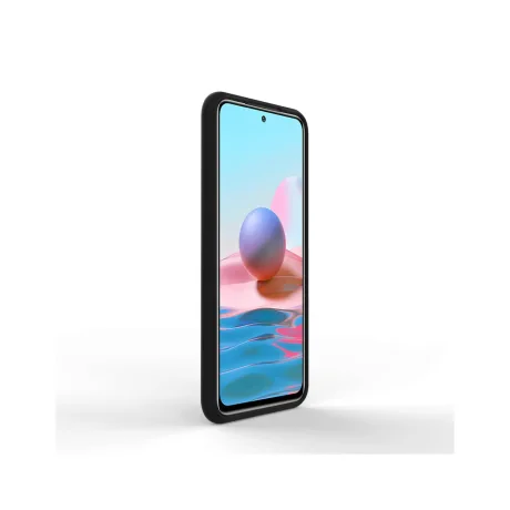 Husa Xiaomi Redmi Note 10 5G Lemontti Liquid Silicon Black