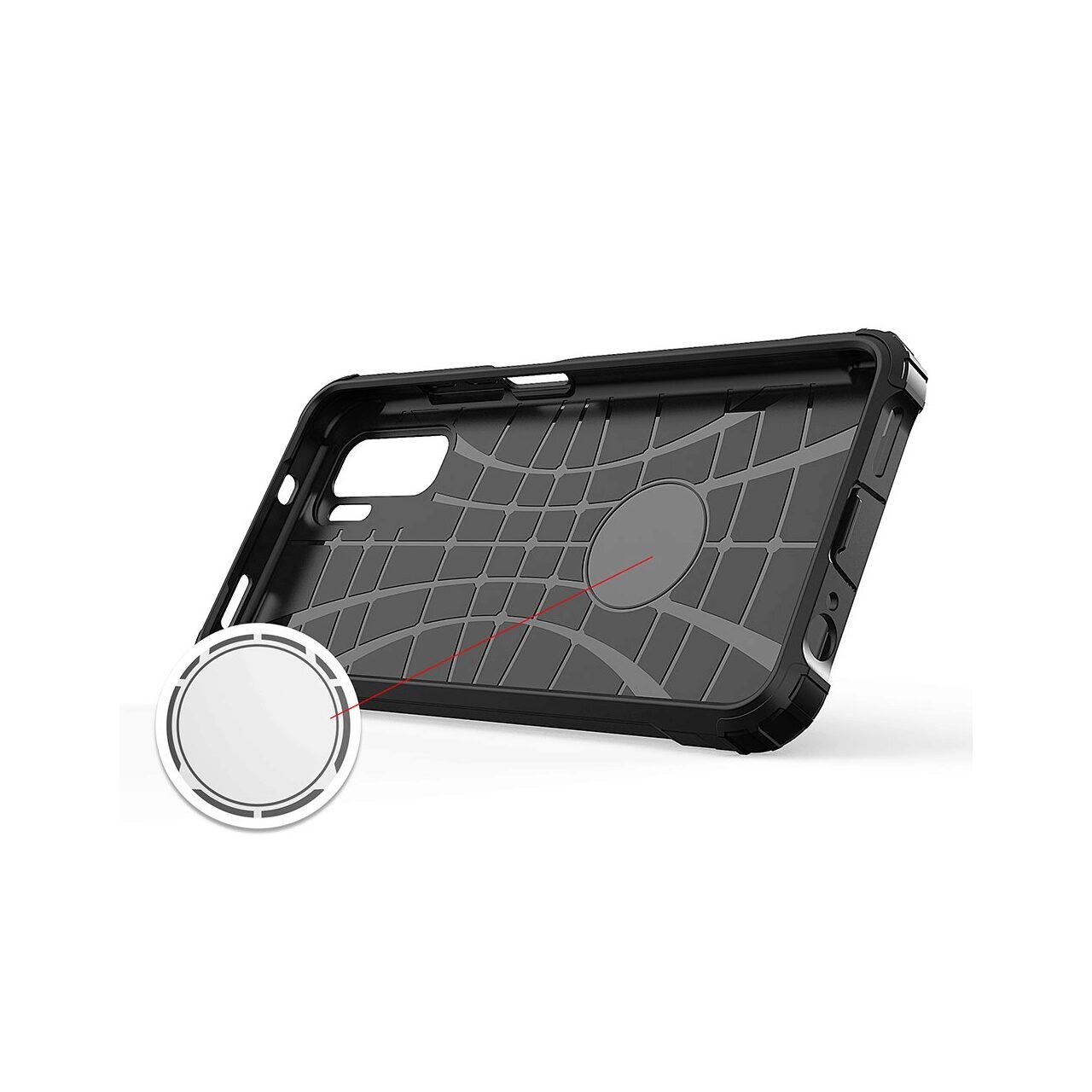 Husa Xiaomi Redmi Note 10 Pro Lemontti Hybrid Armor Negru thumb