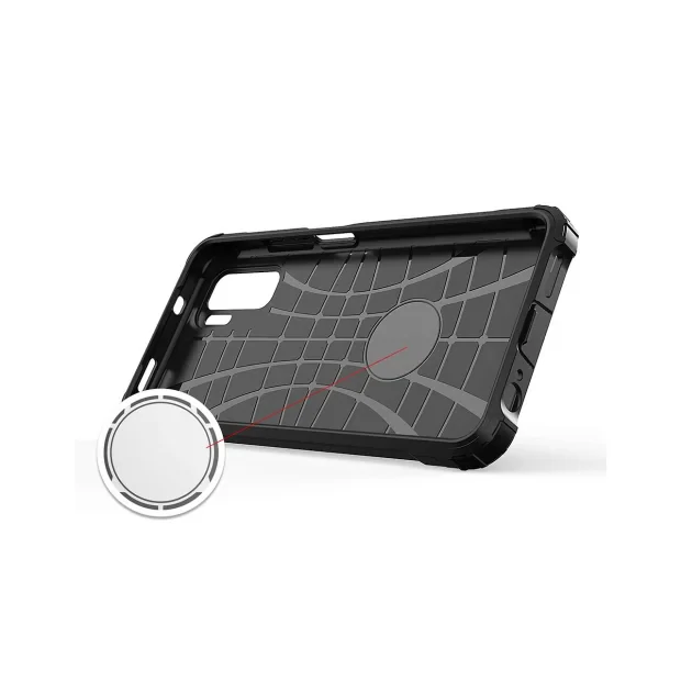 Husa Xiaomi Redmi Note 10 Pro Lemontti Hybrid Armor Negru