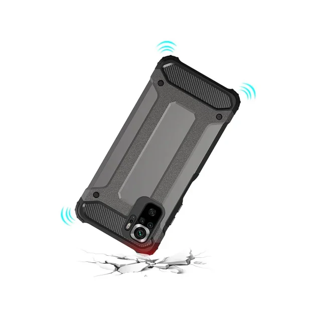 Husa Xiaomi Redmi Note 10 Pro Lemontti Hybrid Armor Negru