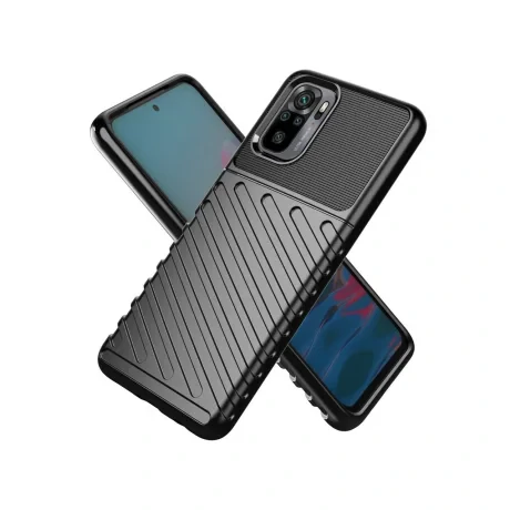 Husa Xiaomi Redmi Note 10 Pro Lemontti Thunder Negru