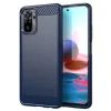 Husa Xiaomi Redmi Note 10 / Redmi Note 10S Lemontti Carbon Case Flexible Albastru