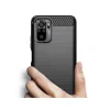 Husa Xiaomi Redmi Note 10 / Redmi Note 10S Lemontti Carbon Case Flexible Albastru